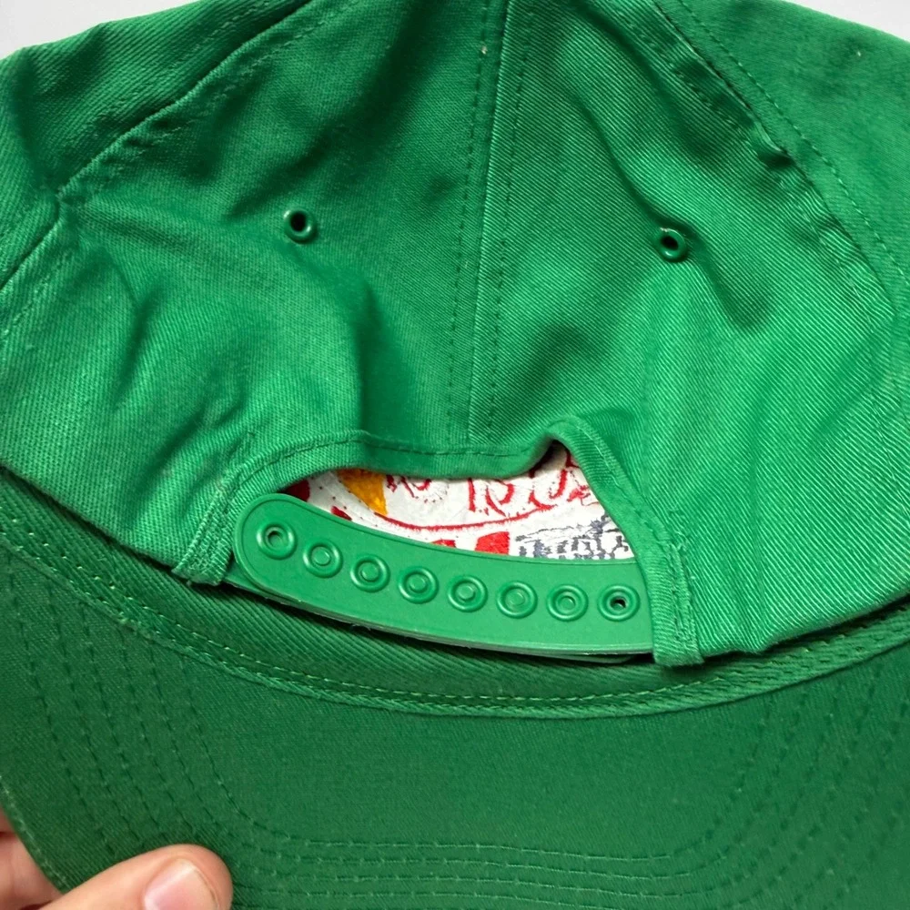 Vintage K-Products Deseret Mills Trucker Hat Green Snapback Made in USA Mens Cap